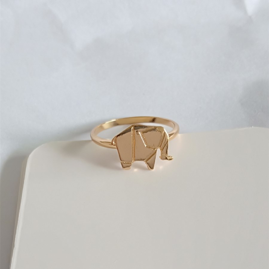 

New fashion elephant ring animal rings for the female girl lover's gift wholesale