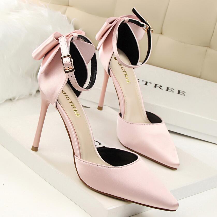 

High Heel So Kate Dress shoes Styles Red Bottoms womens Stiletto Heels 10cm Genuine Leather Point Toe Pumps loafers Rubber 34-43, Pink