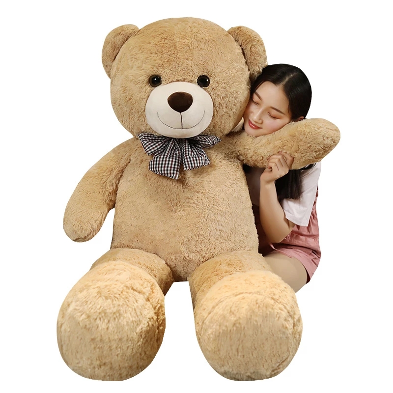 

Giant Teddy Bear Plush Toys For Girls Stuffed Doll Soft Big Unstuffed Coat Empty Bearskin Kids Valentines Day Girlfriend Gifts, White bear skin
