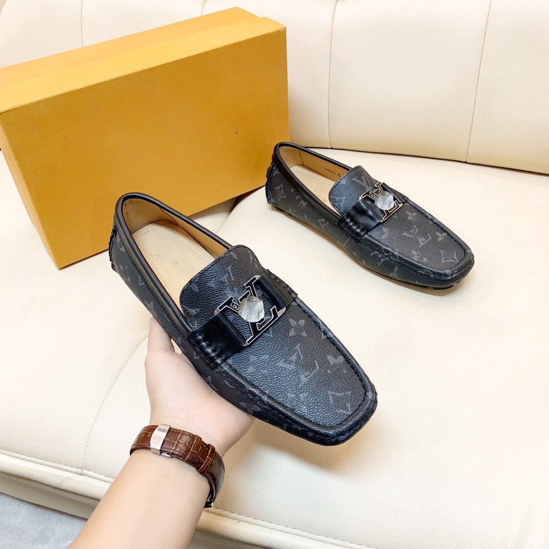 

Brand Men Genuine Leather Shoes Luxury Casual Shoes Soft Men's Loafers Breathable Slip On Driving Man Shoe Plus Size 46, #03