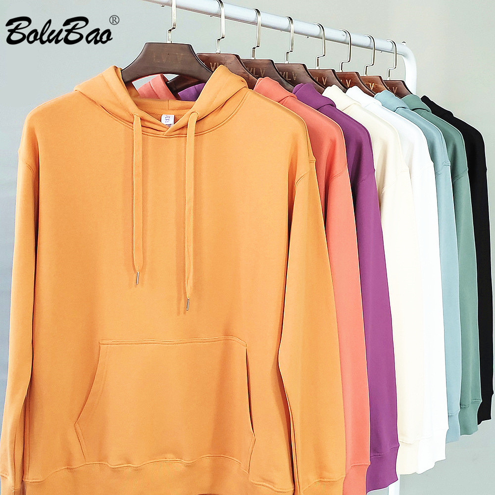 

BOLUBAO Men Casual Hoodies Tops Brand Men Harajuku Cotton Hooded Hoodie Fashion Solid Hoodies Sweatshirts Male 210518, Anfen