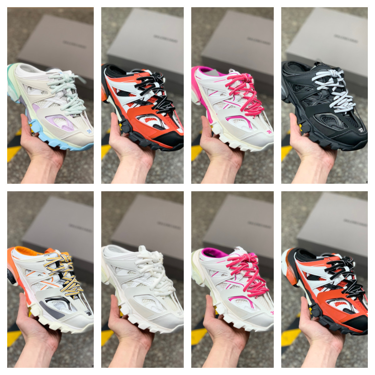 

Paris Fashion Triple s track 3.0 Designer casual Slippers shoes ice pink blue white orange black men women sandal sneakers trainer lime red metallic Sivler Slipper, Do not choose;other color;contact me