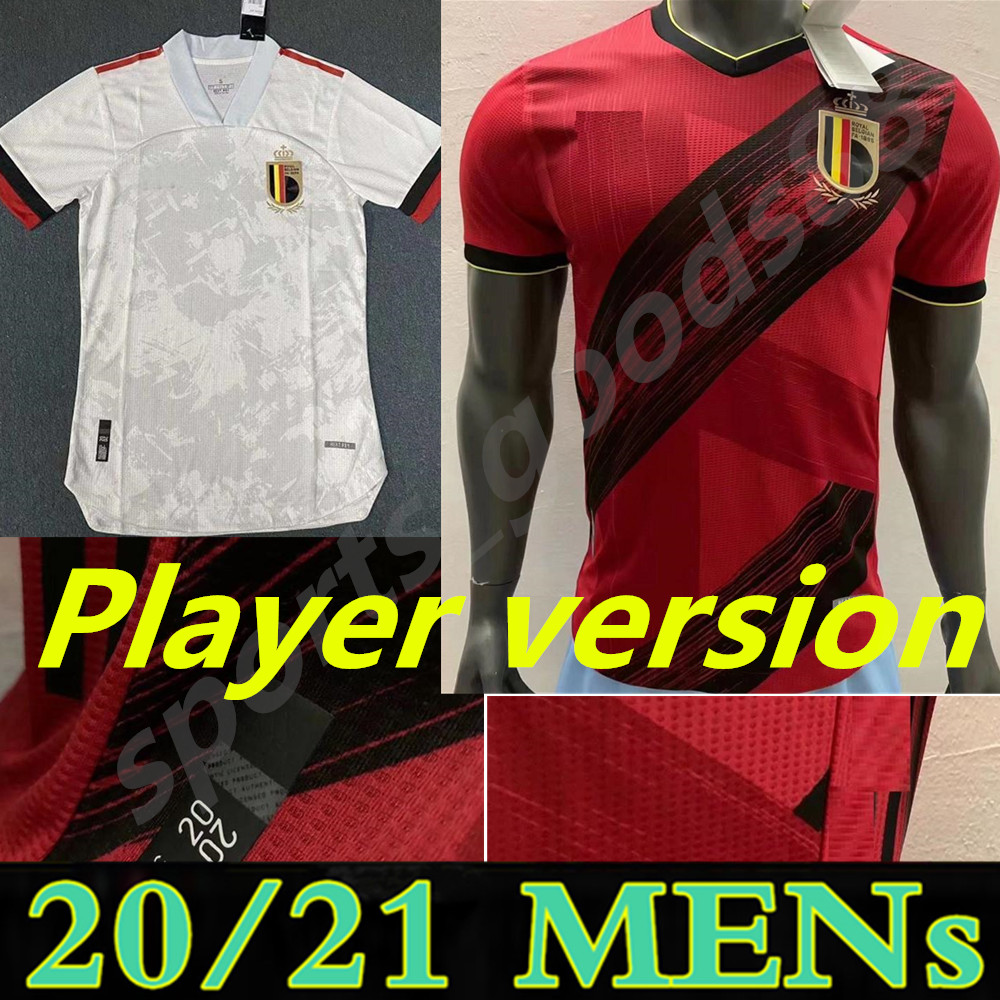 

2021 Player version Belgium jerseys national team uniforms 20 21 R.LUKAKU E.HAZARD DE BRUYNE football TIELEMANS soccer jersey, Black;yellow