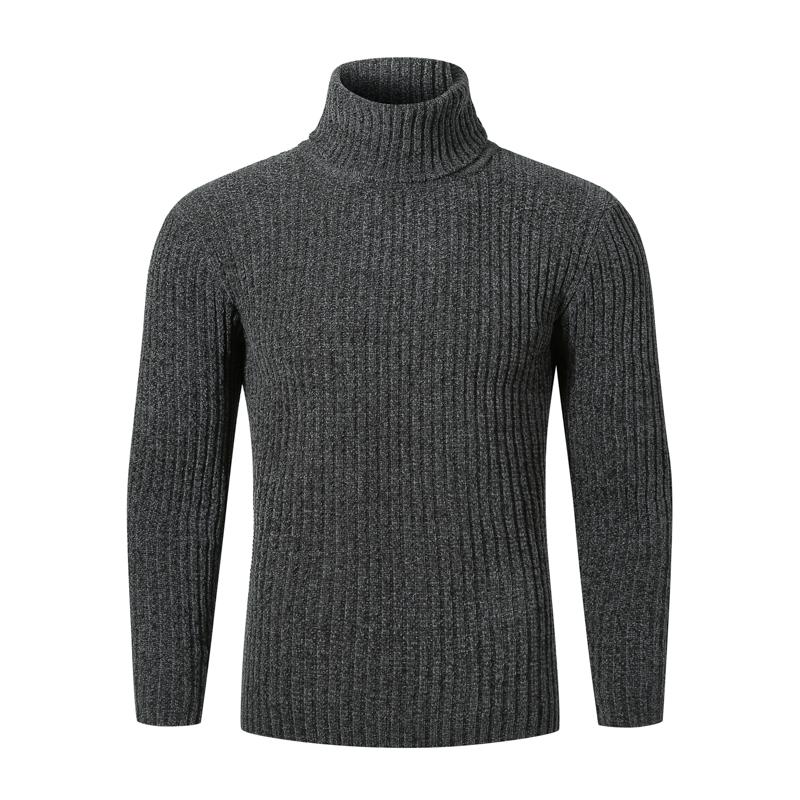 

Men's Sweaters Winter Sweater Men Turtleneck Pullovers Fashion Warm Knitted Casual Male Slim Fit, White;black