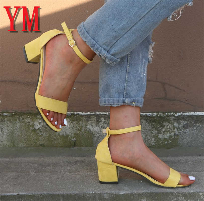 

Gladiator Women Pumps Sandals Summer Open Toe High Heels Low Block Heel Shoes Ankle Strap High Gladiator Sandals Wedges 35-43 Y0721, Leopard print