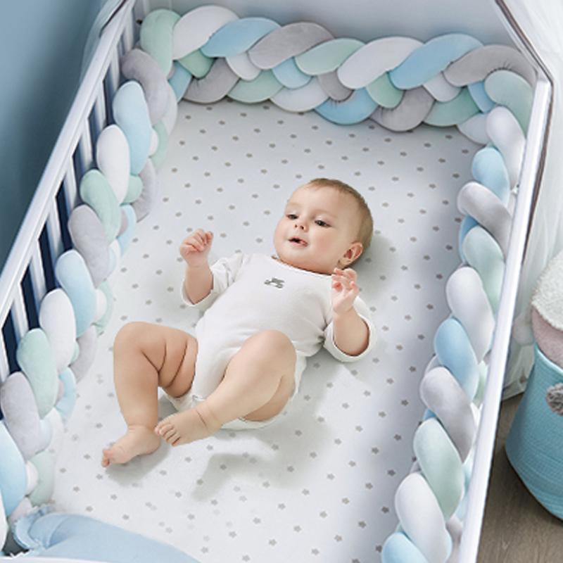 

Bedding Sets 2.5-4M Baby Crib Protector Protective Cradle Braid Bumper On The Bed In For Cot Barrier