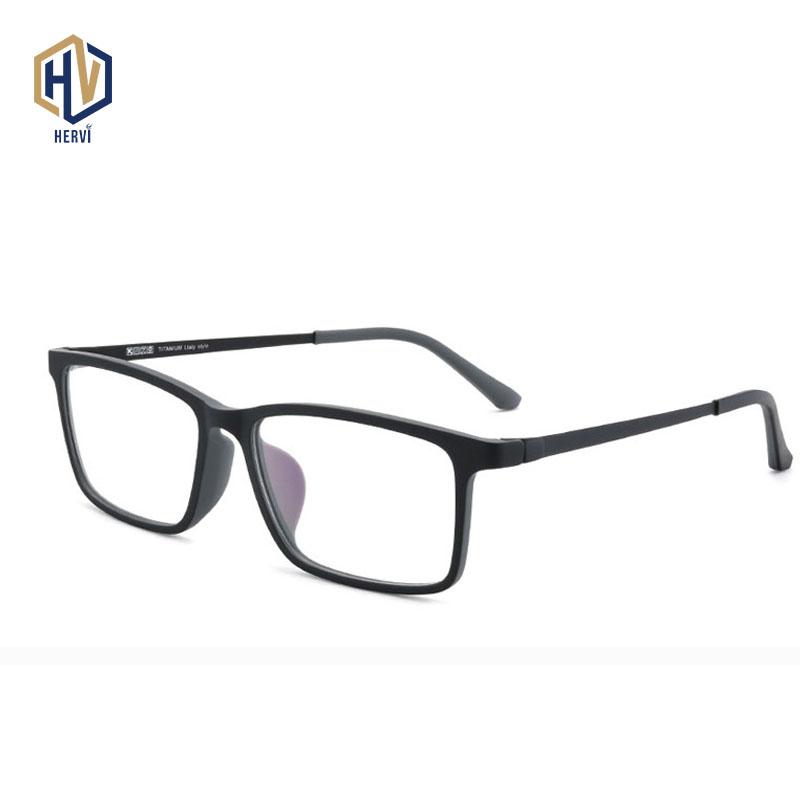 

Fashion Sunglasses Frames Optical Glasses Retro Pure Titanium Square Prescription Eyewear Ultra-light TR90 Temples Unisex