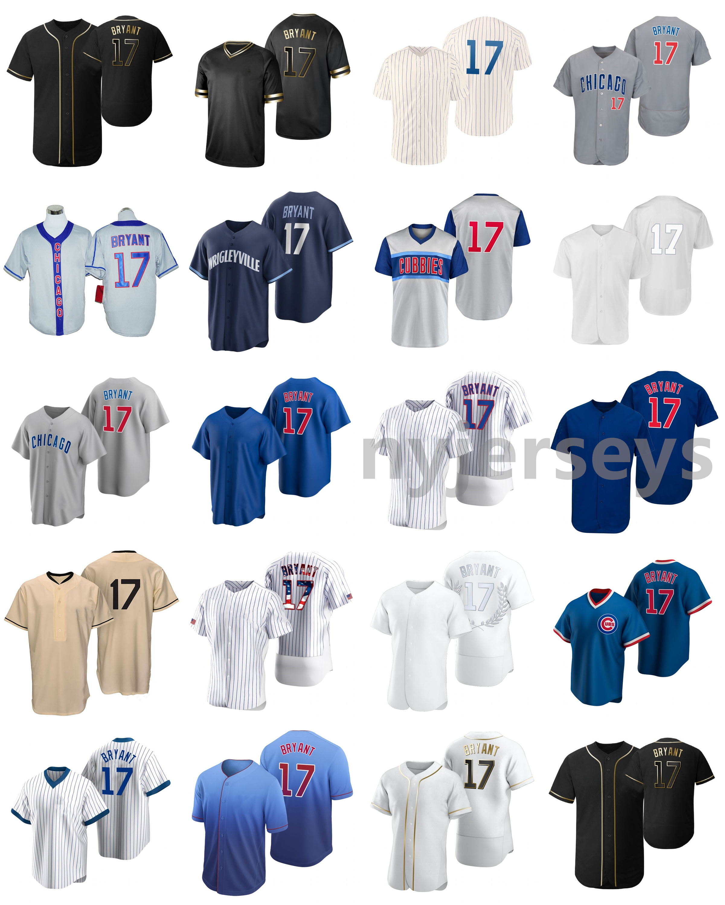 

2021 Baseball Jerseys Kris 17 Bryant Jersey Kyle Seager Matt Chapman Max Scherzer Miguel Cabrera Mike Trout Mookie Betts Stitched, Blue;black