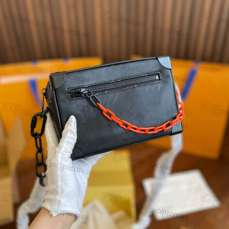 

20colors Soft Trunk Bag Fashion Men Women Designer mini Canvas genuine leather Cross Body Bags Taurillon Cowhide Messenger Mag Shoulder Bag, I need see other product