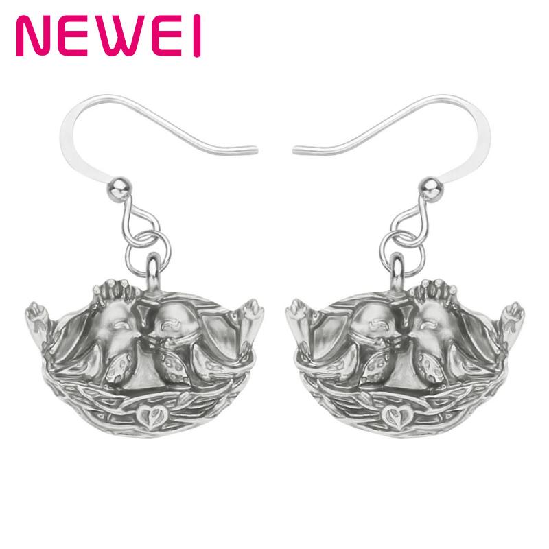 

Dangle & Chandelier Ei Alloy Antique Sliver Plated Lovely Bird Earrings Anime Animal Drop Jewelry For Girl Kids Festival Gift Jewellery, Silver