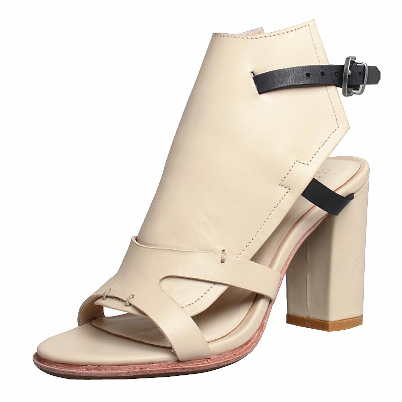 

Women Sandals 8CM Chunky High Heels Summer Gladiator Sandal Peep Toe Wedding Dress Shoes Woman Sexy Pumps, Beige