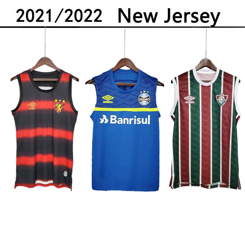 

Gremio Recife Fluminense soccer jersey 2021 2022 Maillots de foot MILLER GEROMEL LUAN EVERTON ERAZO Shirt EDILSON Basketball clothes, Black;yellow