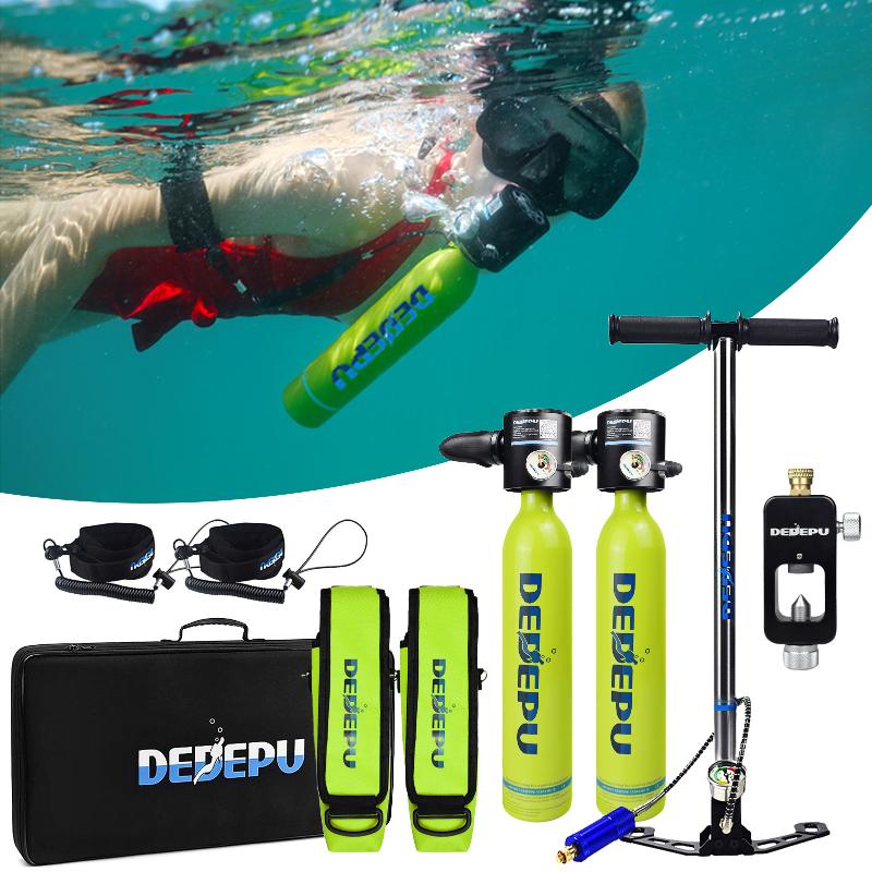

Mini 0.5L Scuba Tank Dive Air Cylinder Oxygen Cylidner 10 Minutes Capability Diving Underwater Breathing Device Accessories