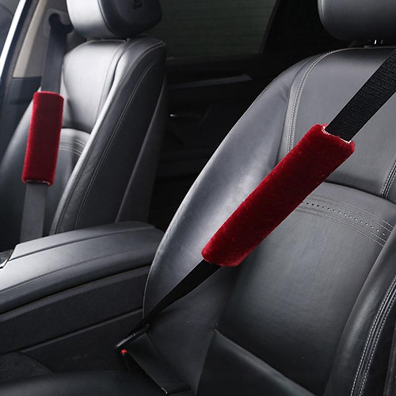 

Safety Belts & Accessories 1pair Seat Belt Covers Soft Plush Car Shoulder Pad For Adults Youth Kids Truck Airplane Backpack Straps Black Aut