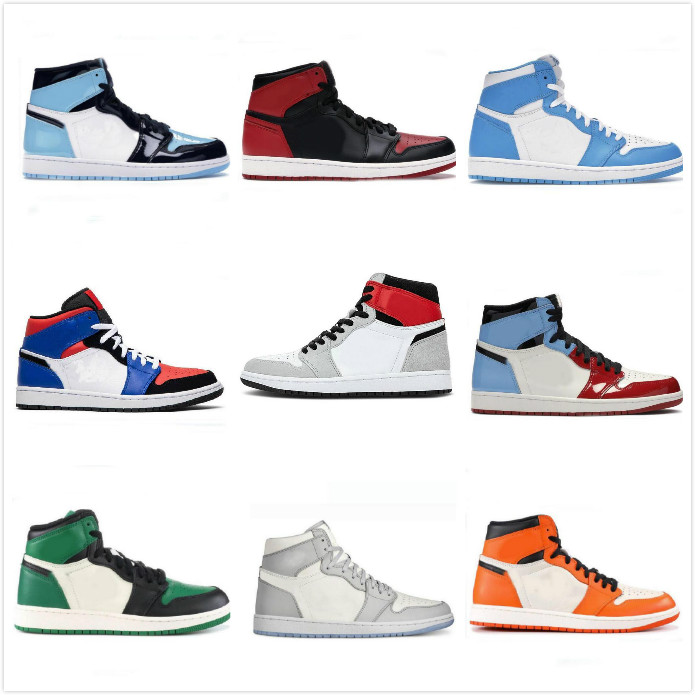 

Bio Hack Pine Green Jumpman 1 1s Shoe Court Purple Mens Women Basketball Fearless Royal Toe Obsidian UNC Sports Outdoor Shoes, Good shoes