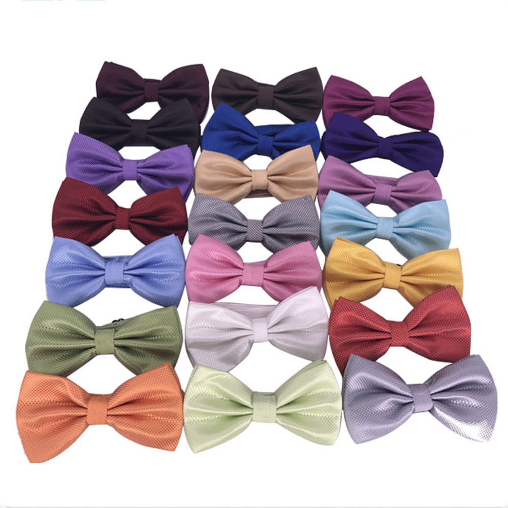 

Bow tie Men Bow tie Solid Fashion Bowties Black Bowtie Gold Bow Tie Red Green Pink Blue White Classic Bowties Men