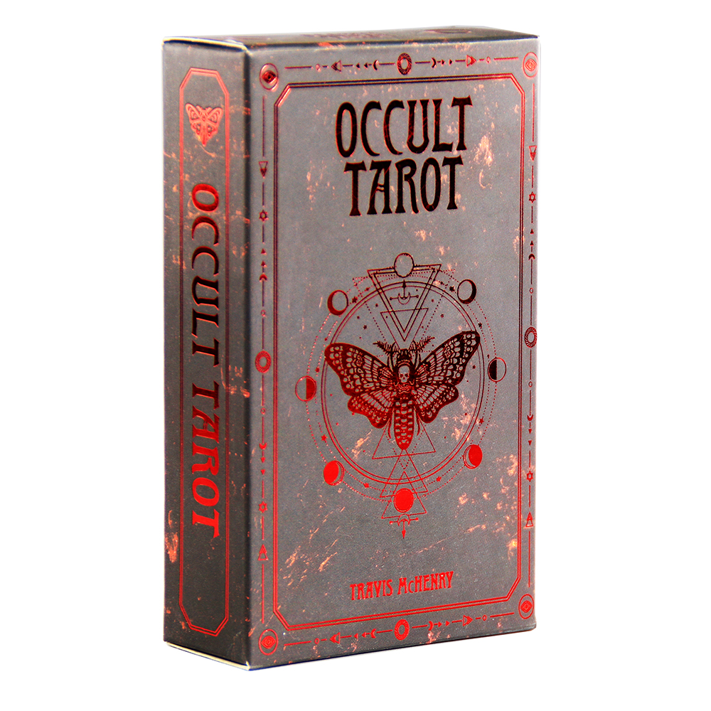 

Occult Tarot 78 Divination Cards Set Deck Oracle Card Family Party Playing Cards Board Solomonic Ancient Magickal Grimoires Toy