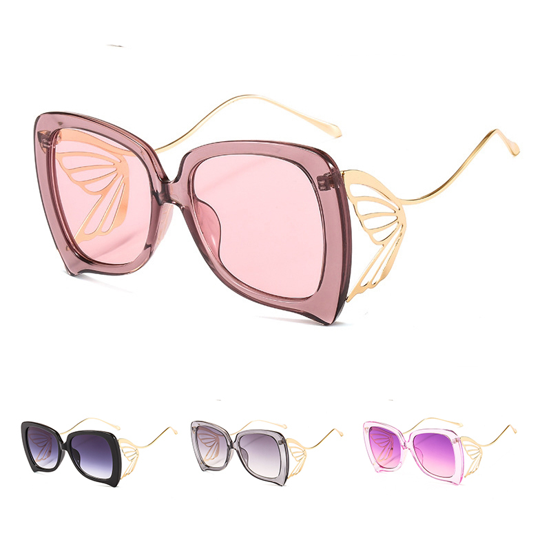 

Fashion Elegant Luxury Butterfly Sunglasses For Women Brand Design Classic Retro Personality Sexy Alloy Ladies Sun Glasses 2021