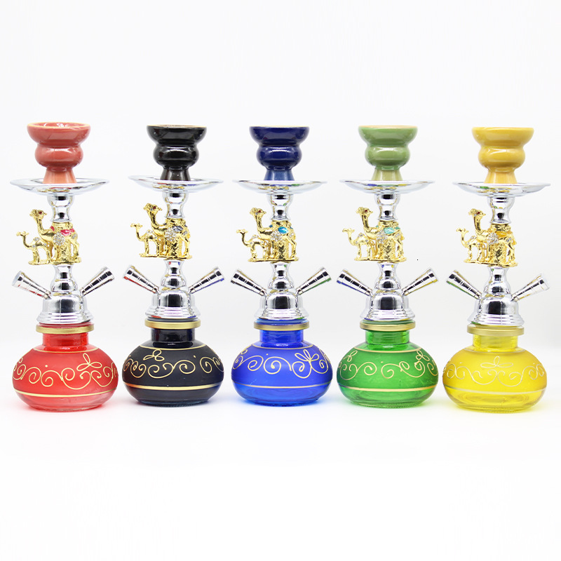 

Hookah Step Into the Full Set of Arab Camel Single and Double Pipe Shisha