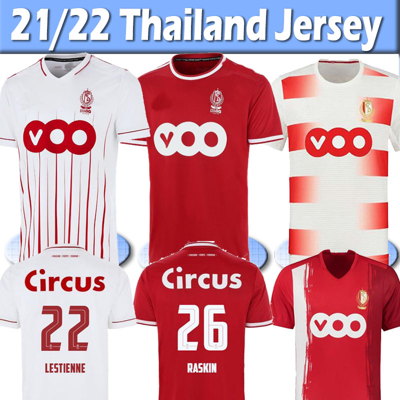 

2021 2022 Standard Liège soccer jerseys home LESTIENNE AMALLAH special edition 100 years 21/22 R.Standard de Liege VANHEUSDEN LAIFIS RASKIN CARCELA football shirts, 20 21