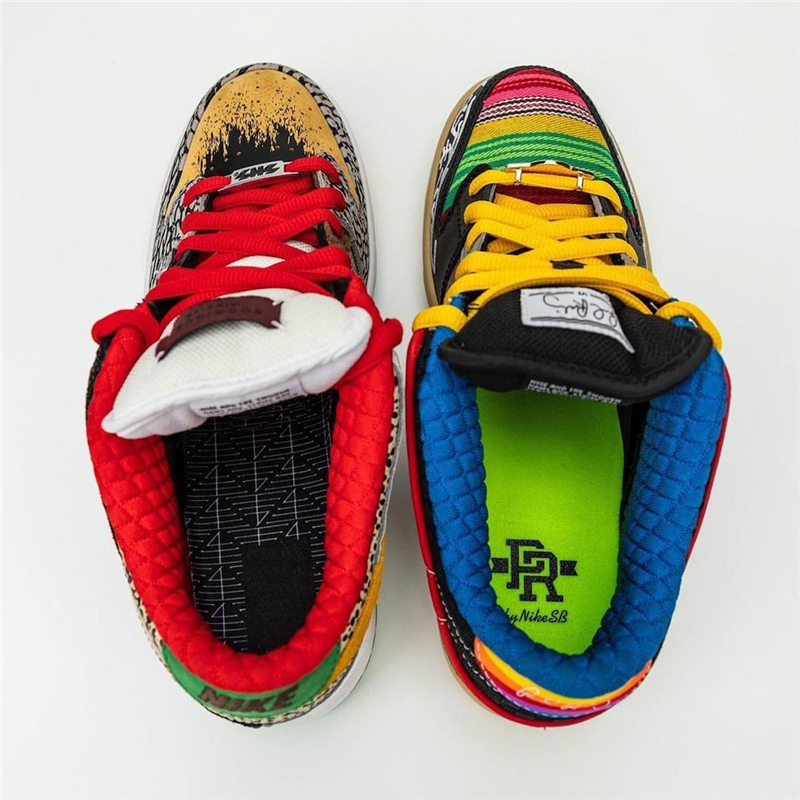 

2021 Release Authentic Dunk SB What The P-Rod Man Women Basketball Shoes CZ2239-600 Mixed Colors 3M reflective Sports Sneakers With Original box