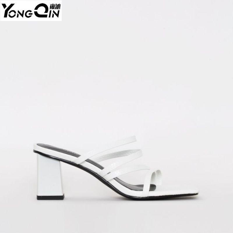 

Summer White High-heeled Sandals Sexy 0L Pumps Women, Black