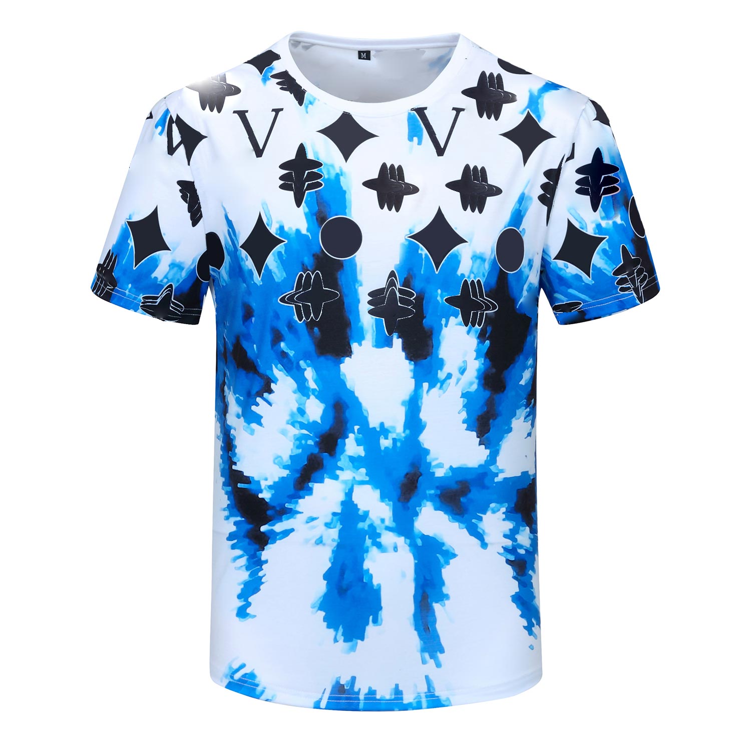 

19SS Flash Summer mens t shirt Stylist Men Tee Made In Italy Fashion Short Sleeved Letters Printed T-shirt Women Clothing M-XXXL W23, White;black