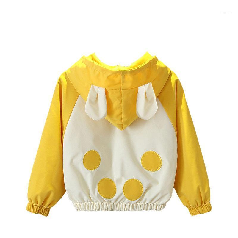 

Jackets Autumn Children Zipper Cardigan Jacket Casual Hooded Windbreaker Baby Cartoon Clothes Kids Thin Outerwear Coat Boy Girl, Blue;gray