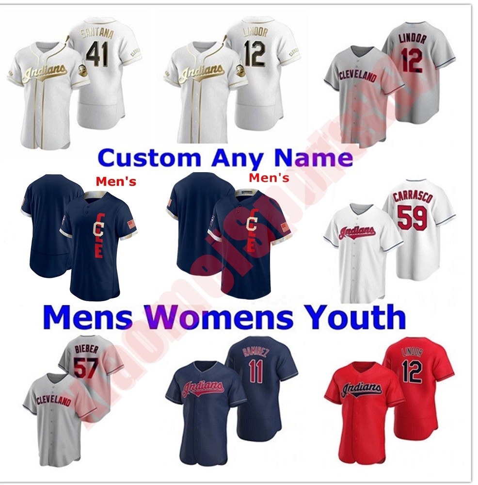 

Cleveland Men Women kids youth 2021 All-Star Game Baseball Jerseys Francisco Lindor Indians Jose Ramirez Roberto Perez Shane Bieber Franmil Reyes Mercado jersey, As shown