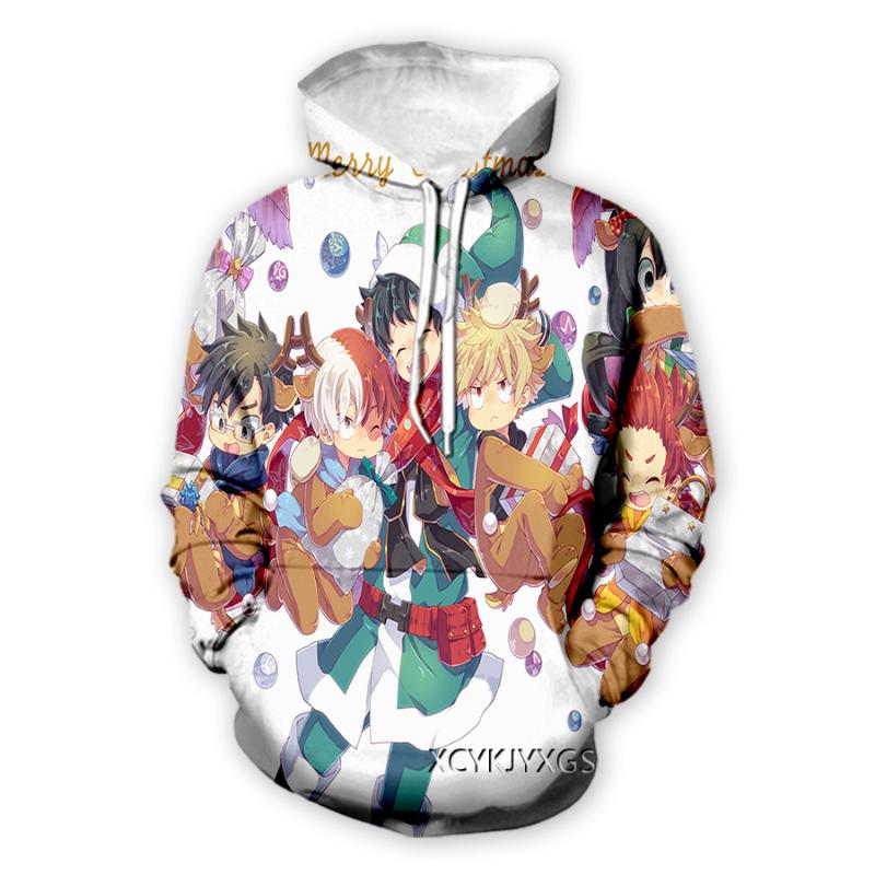 

Men's Hoodies & Sweatshirts Phechion Fashion Men/Women's My Hero Academia 3D Print Clothing Street Hip Hop Casual Sweatshirt Z84, Black