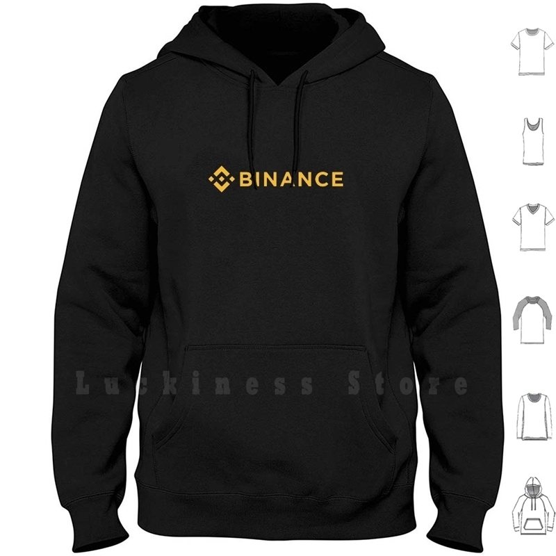 

Crypto - Binance Shirt hoodies long sleeve Eos Blockcat Adxt Verge Fomo Bat Basic Attention Token, Black