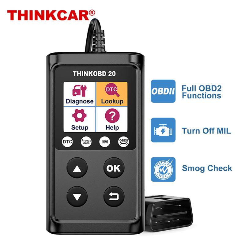 

Code Readers & Scan Tools Thinkcar THINKOBD 20 OBD2 Car Auto Diagnostic Tool Professional Scanner Smog Check Engine Light MIL Automotivo Rea