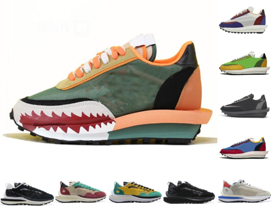 

2021 Varsity Blue ldv waffle Daybreak Mens Casual Shoes Summit White Black Nylon Wolf Grey platform Women men trainers Sports Sneakers