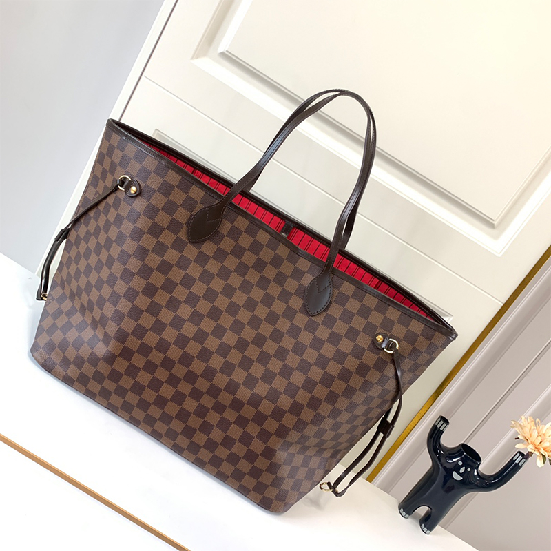 Sacs à main de haute qualité Sac à main de luxe Sac à main classique fleur brun grand shopping 2 pièces ensemble