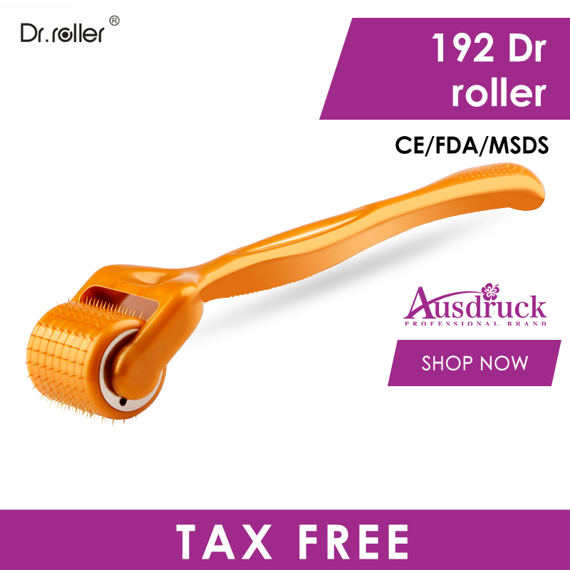 

CE RoHS Derma Roller 192 Needles Drs Dermaroller Titanium Alloy MTS DR.ROLLER for Skin Care Hair Growth Beard Serum Ance Removal