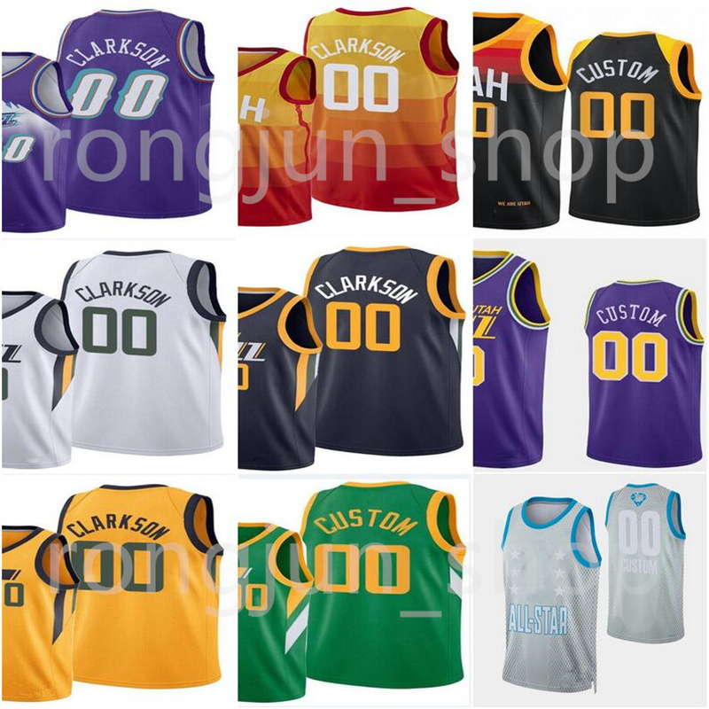 

Printed 75th Basketball Jerseys 00 Clarkson Mike Conley Rudy 27 Gobert Donovan 45 Mitchell Bojan 44 Bogdanovic Hassan Whiteside Nickeil 6 Alexander-Walker Forrest