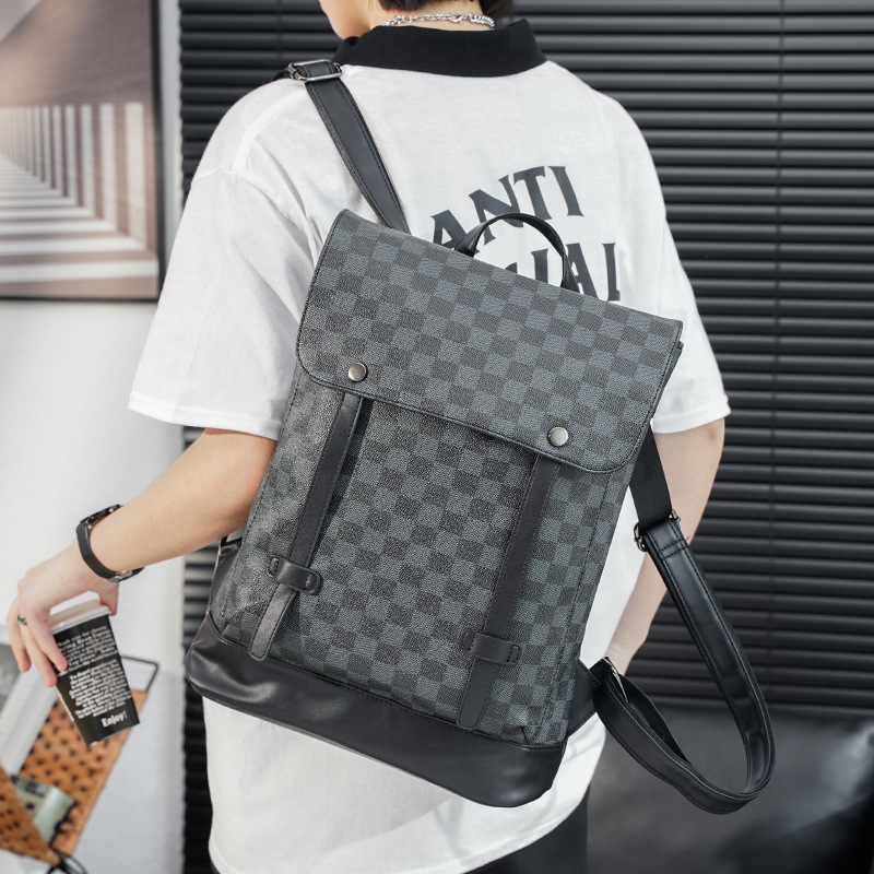 

Men's Women Backpacks School Bags Luxury Fashion Designers Students Shoulder Bag Cross Body Purses Phone Triangle Letter Top handbags, With logo