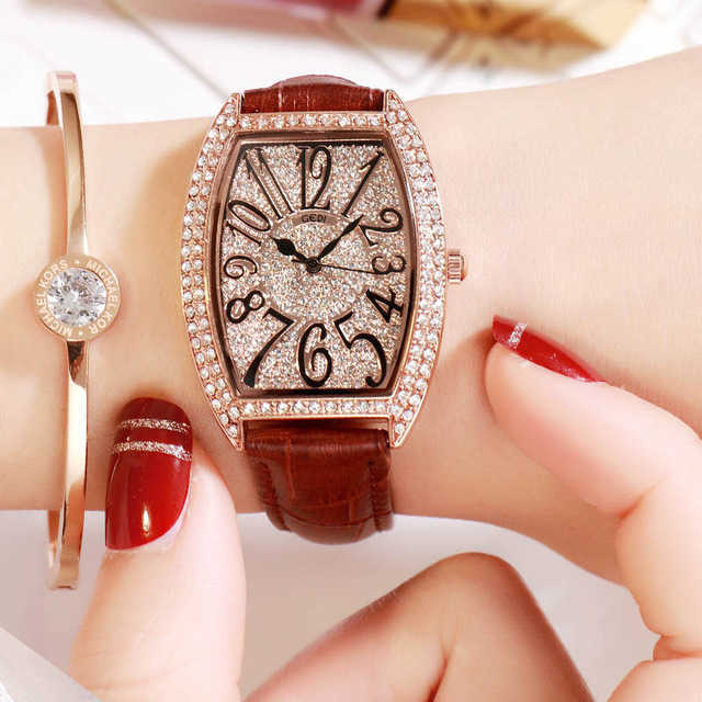 

relogio feminino GEDI Fashion Unique Square Design Watch Top Brand Luxury Women Quartz Wristwatch bayan kol saati 210616