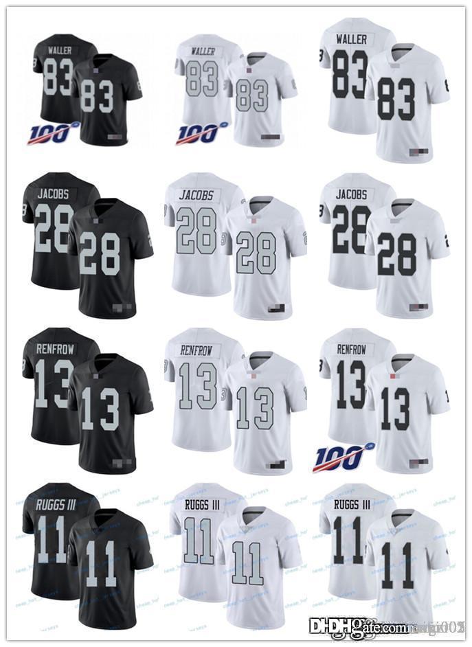 

Mens Womens Youth Las Vegas Raiders 83 Ted Hendricks 13 Hunter Renfrow 4 Derek Carr 11 Henry Ruggs III Jerseys, Black;red