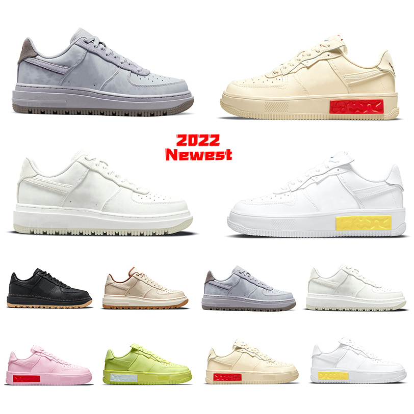 

2022 Fontanka 1 Luxe react low mens running shoes 1s Fontanka Pink Yellow Strike Black Gum Purple Dye Summit White Have A Good Game men women sports sneakers, Item#6