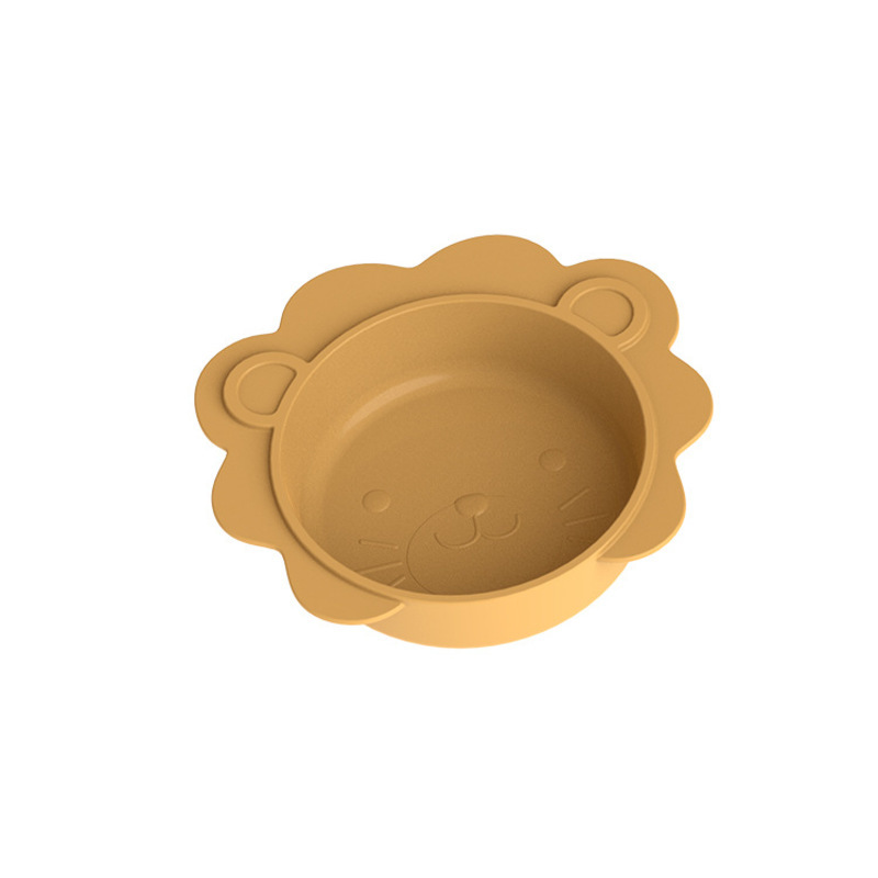

Lion sucker children's tableware, complementary food silicone bowl, baby bowl