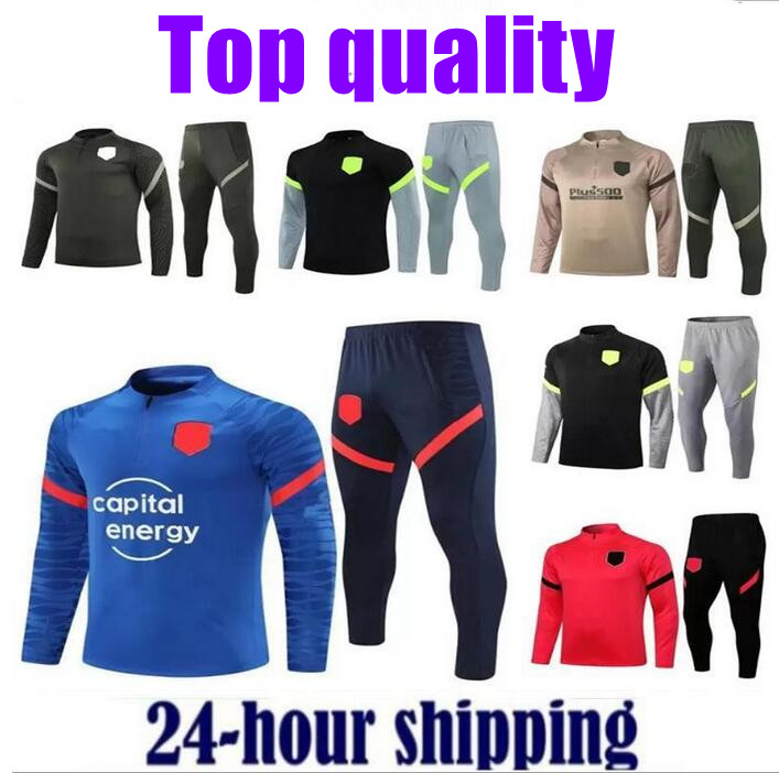 

Soccer Jersey Training Suit Atletico Tracksuit Madrid men and kids survetement chandal 2021-22 Maillot De Foot KitS, A8