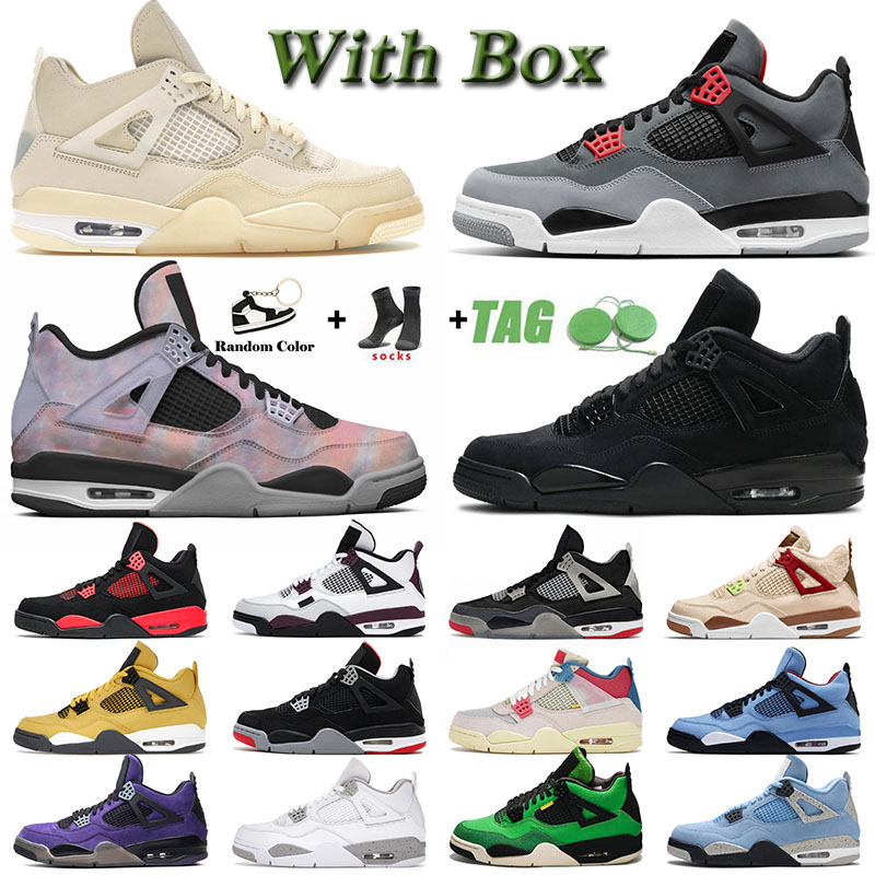 

Jumpman 4 4s Mens Womens Basketball Shoes Black Cat IV Cactus Jack University Blue Zen Master Paris Infrared Red Thunder Designer Sports Sneakers Trainers, A8 36-45 ader error