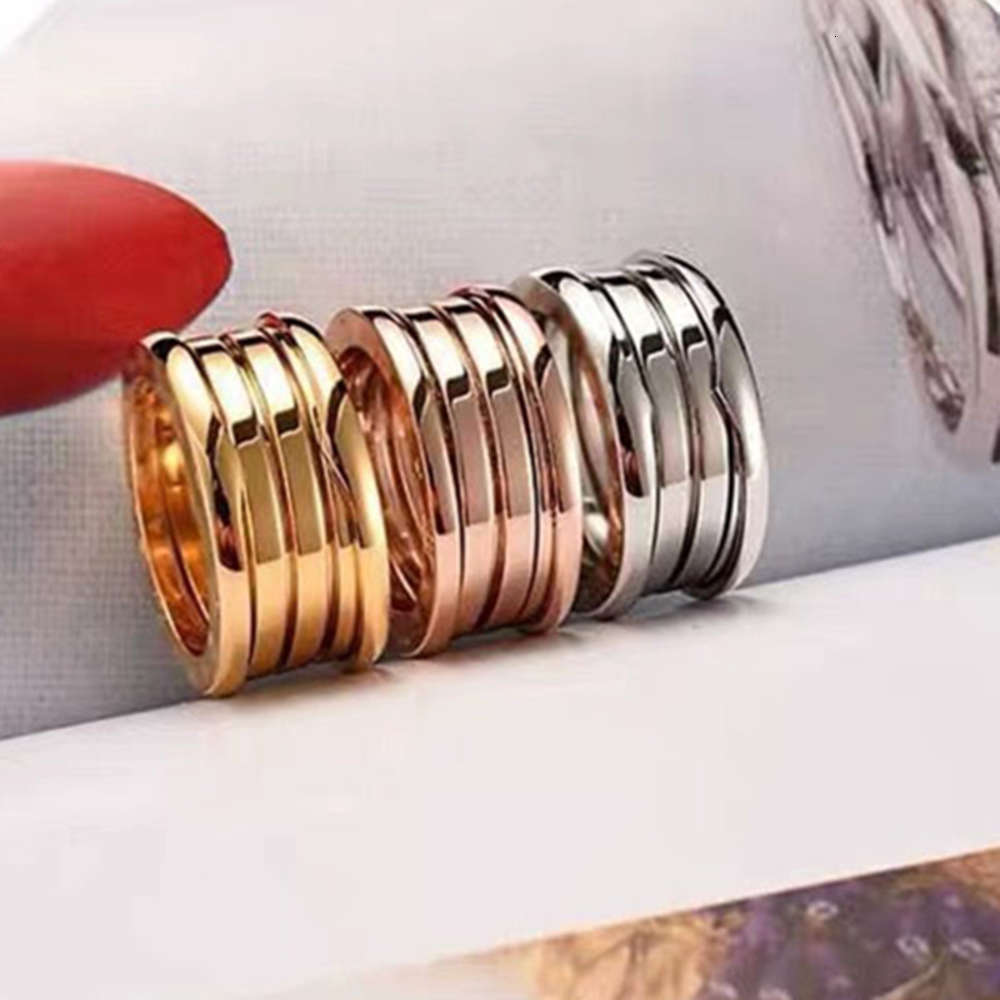 

Spring Ring Two Tone Multicolor Berger Women Cubic zirconia Wedding rings Anilos Jewelry