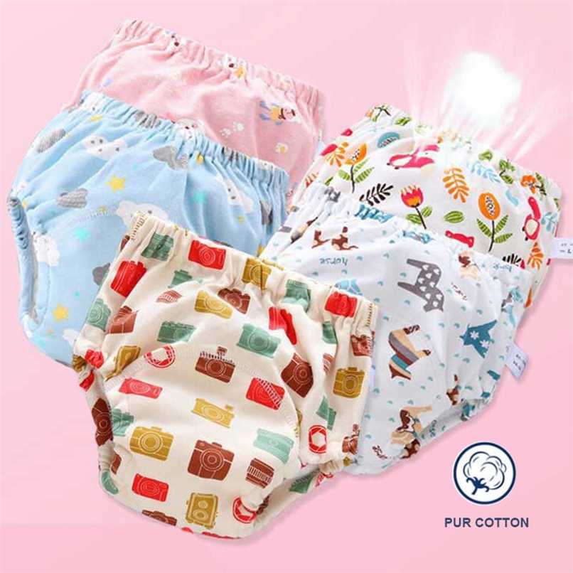 Baby Reusable Diapers Panties Potty Training Pants For Children Ecological Cloth Diaper Washable Toilet Toddler Kid Cotton Nappy 211028-image-735828438