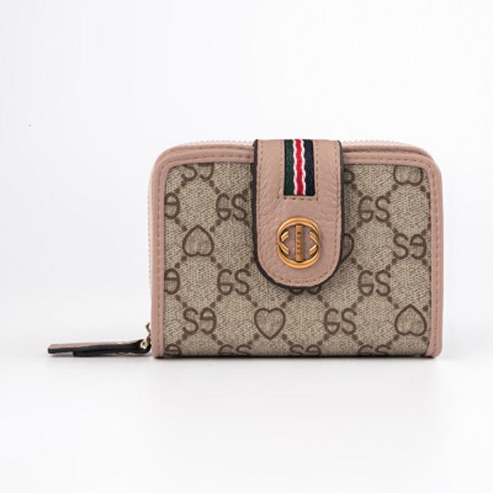 

Wallets European and American Organ Card Case, Driver's License, Wallet, One Bag, Female Multi-card Slot, Mini Zipper, Grey