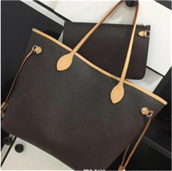 

2pcs/set high qulity classic Designer womens handbags flower ladies composite tote PU leather clutch shoulder bags female purse with wallet