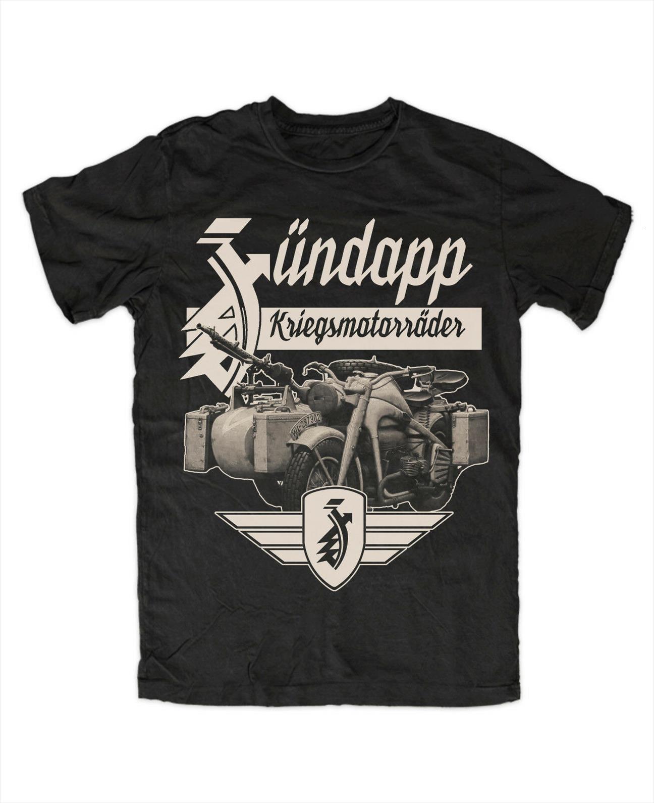 

wehrmacht ks750 heavy motorcycle cotton men o neck short sleeve mens size s 3xl, White;black