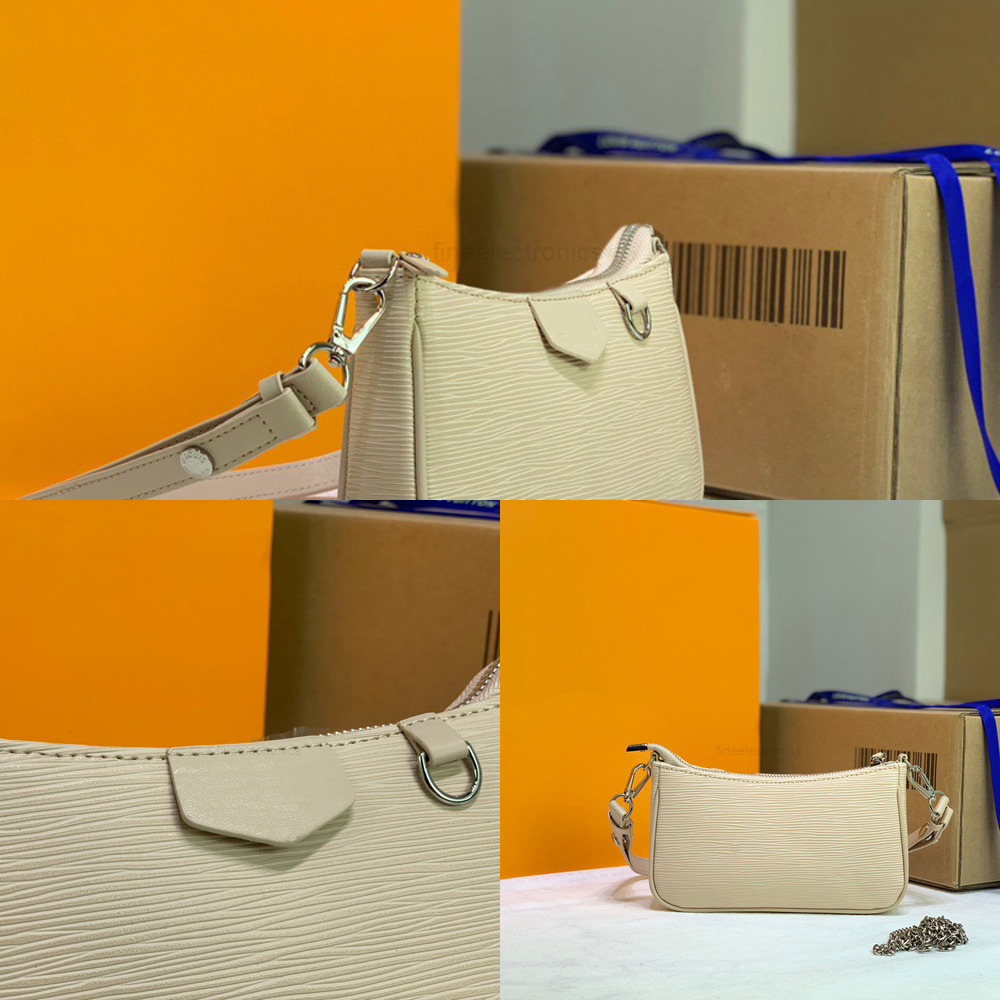 

Bag Origina High Quality Easy Pouch On Strap Handbag Women Messenger Handbags Water Ripples Tote Pochette Chain M80471