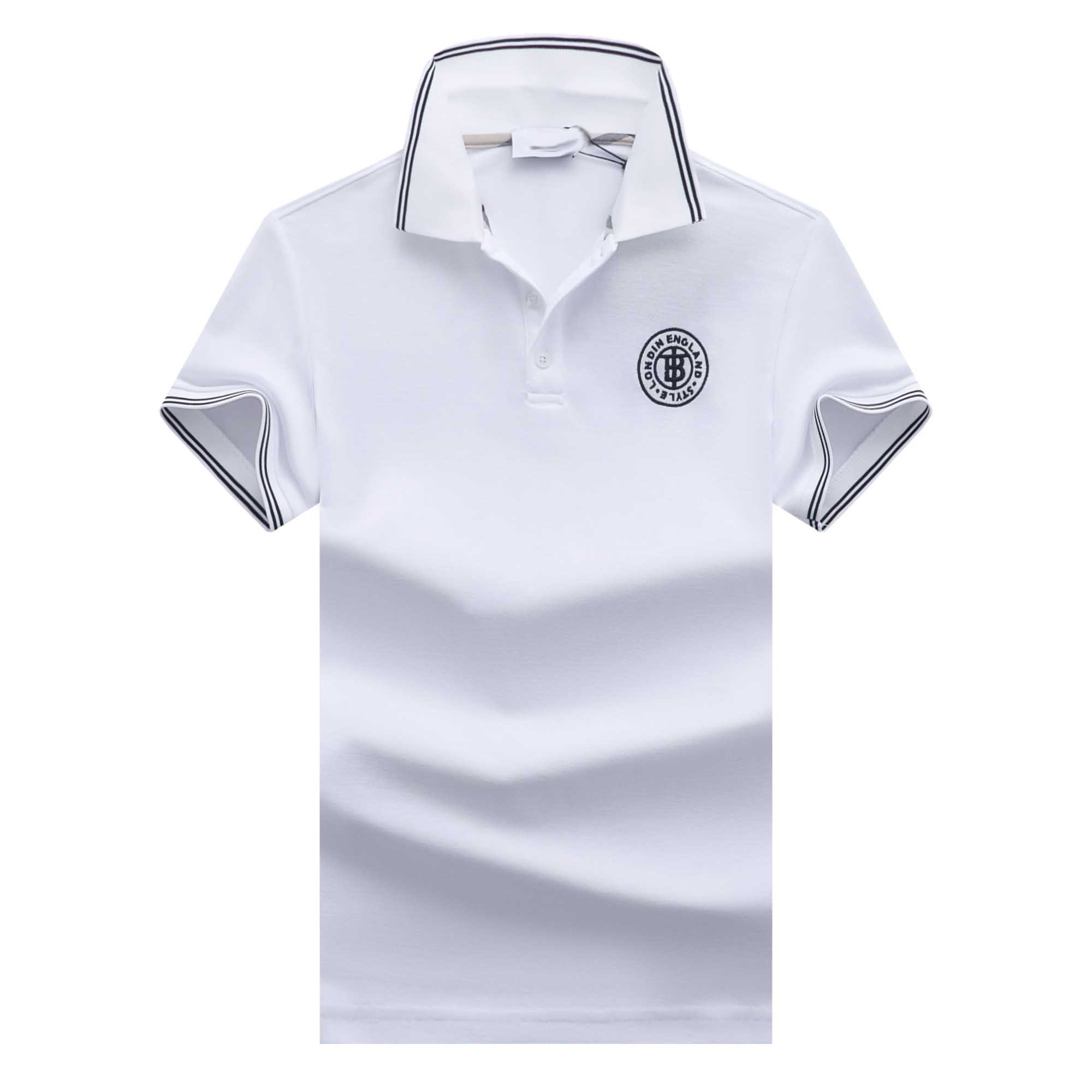 

2021Italian menswear designer Polo shirt Bee snake mens classic fashion trend high street embroidery with pure cotton printing brand, White;black